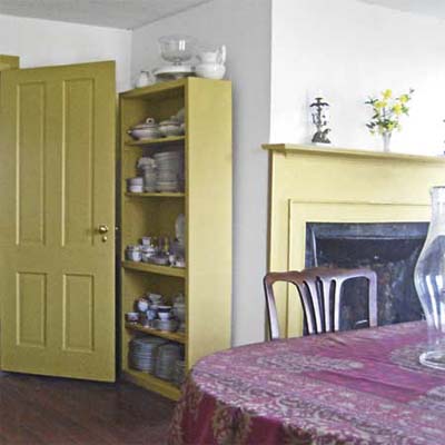 after shot of saved colonial house