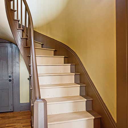 Italianate staircase after remodel