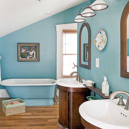 Italianate master bathroom after renovation