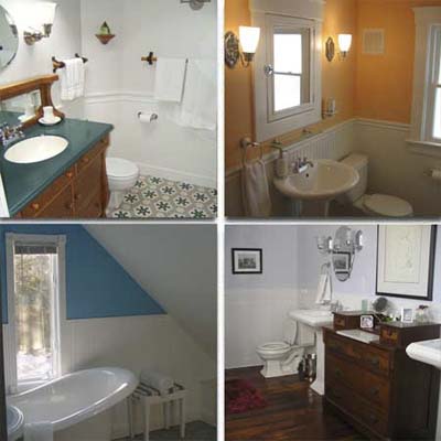 four houses after remodel