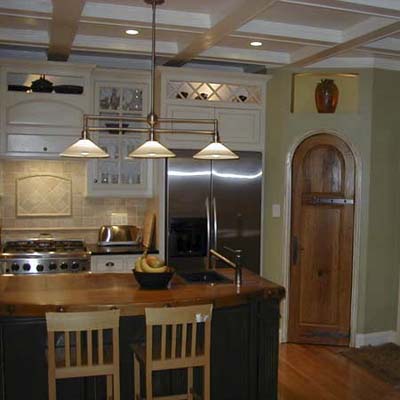 Kitchen crafted by hand after