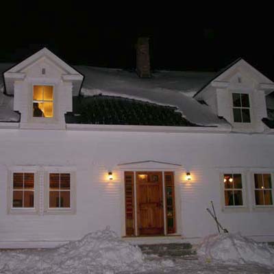 Vermont farmhouse after remodel