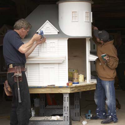 victorian-style doghouse