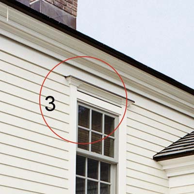 eaves detailed with stock molding
