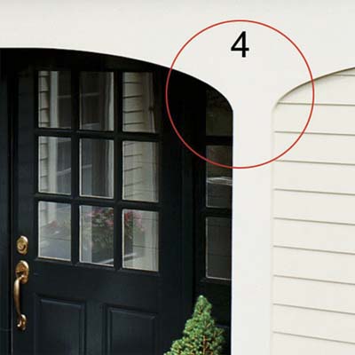 new entry that looks like porch enclosed long ago