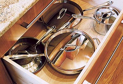 drawer for pots and pans