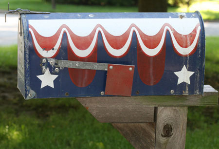 Colorful mailbox