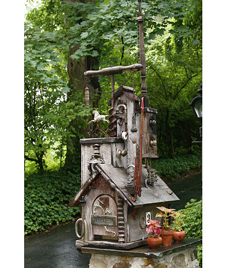 Mailbox Made with Found Objects