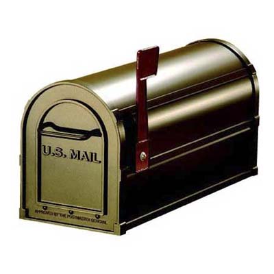 salsbury mailbox mixes antique and modern styles