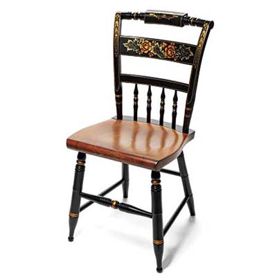 unused 20th-century originalpainted chair from hitchcock