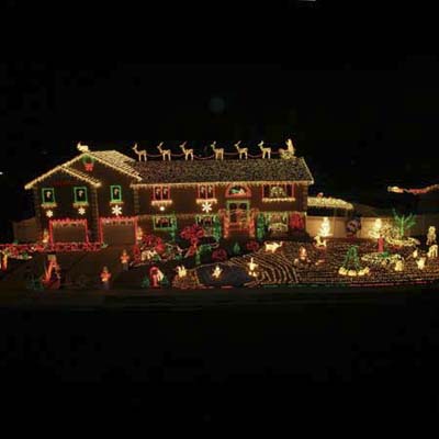 over the top christmas mights and decorations