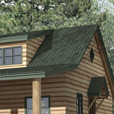 match the roof to the house's trim