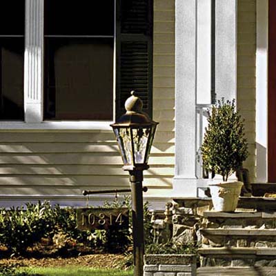 remodel in Kensington, MD with a new head for a lamppost