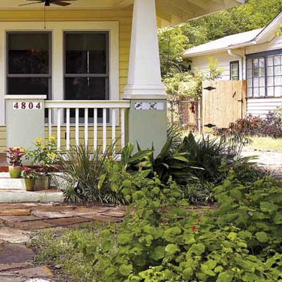 remodel in Austin, TX with zoysiagrass and ginger as well as other drought-resistant plants