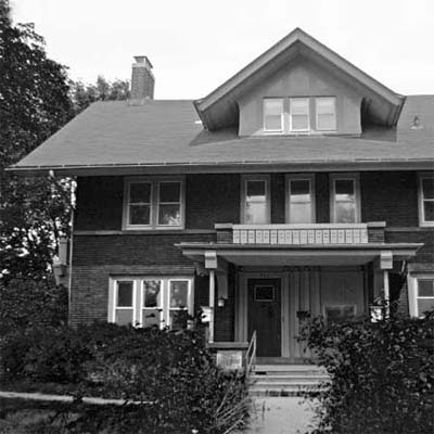 house with deep overhangs on roof, gable and porch