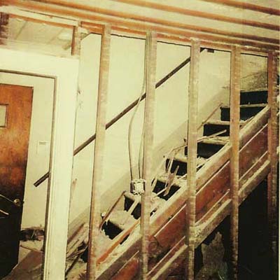 Staircase remodeled