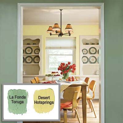 passageway between two rooms showing use of white to tie together too adjoining rooms