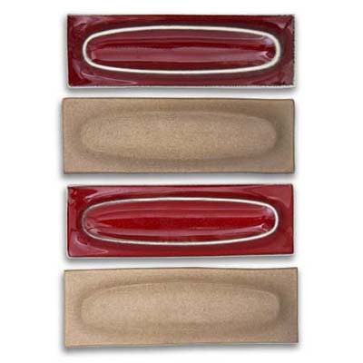 oval patterned ceramic tiles from heath ceramics