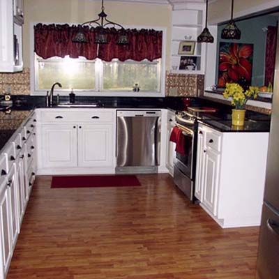 a reader remodeled kitchen after in Shreveport, La. 