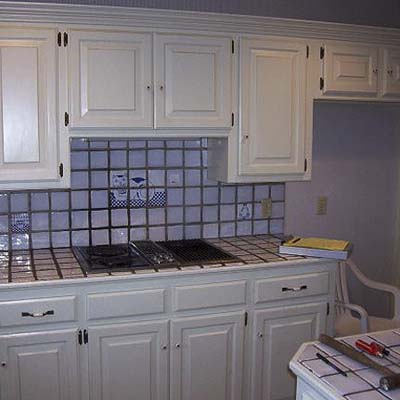 a reader remodeled kitchen before in Edmond, Ok. 