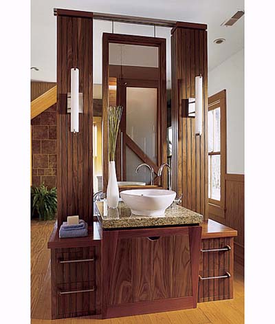 suspended mirror