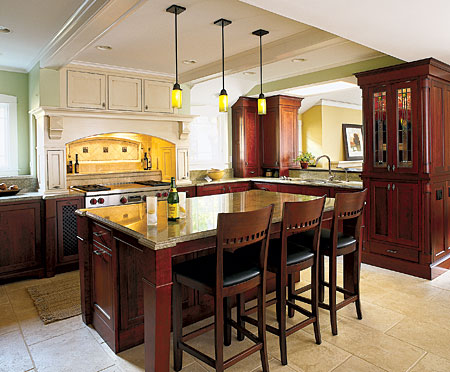 masculine refined kitchen