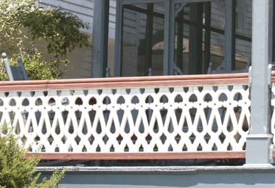 front porch rail