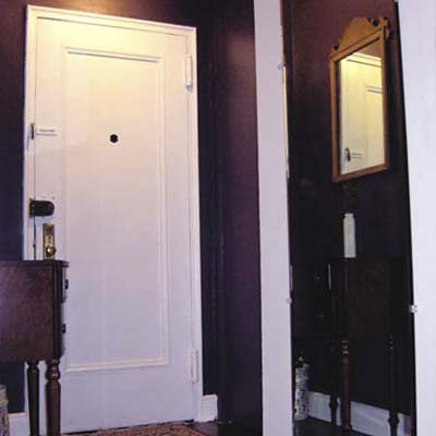 the right choice and application of paint can make your entranceway warm and inviting