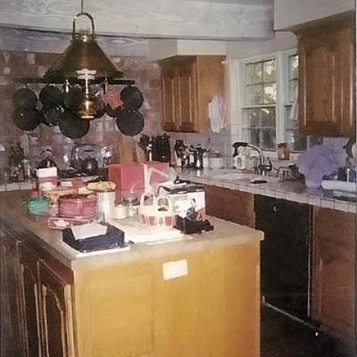 before shot of kitchen remodel