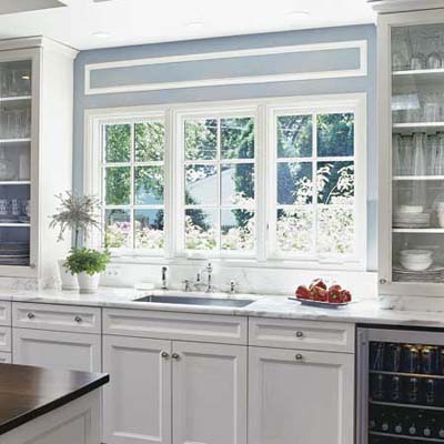 mix high-end and lower-end materials to get a high-end look within budget