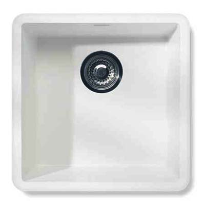 custom built carrara marble prep sink with cutting board