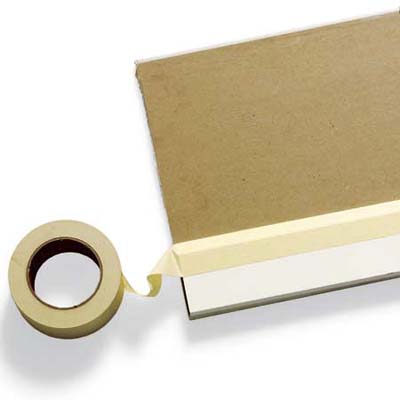 For Carpets Using masking tape