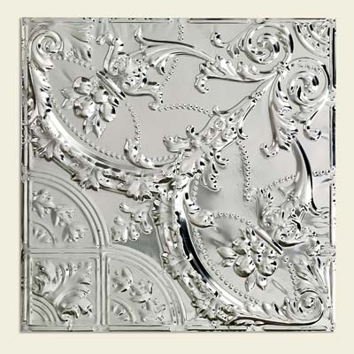 tin ceiling panels in the baroque style