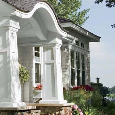 an example of a good paint scheme on the exterior of a house