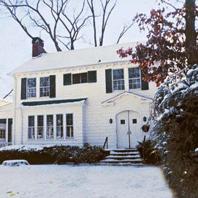 an example of house before the porch addition