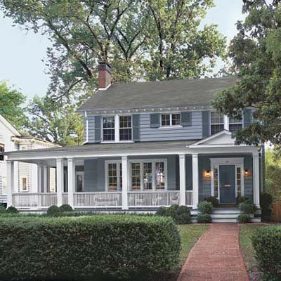 an example of house with a porch addition