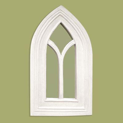 an arched mirror