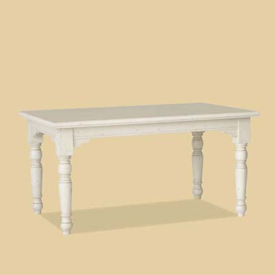 an outdoor dining table made by Pottery Barn