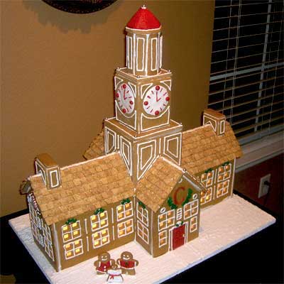 Colonial Hall 2010 gingerbread house contest finalist