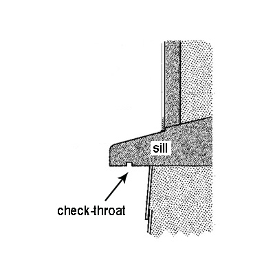 check throat on window 