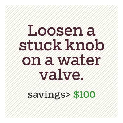 loosen a Stuck Knob for d i y savings