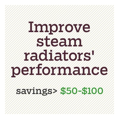 improve steam radiators' performance for d i y savings