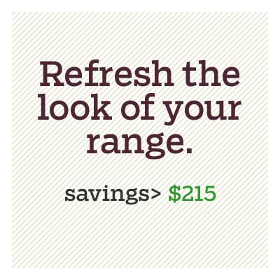 refresh the look of your range for d i y savings