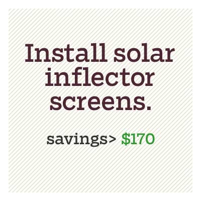 install solar inflector screens for d i y savings