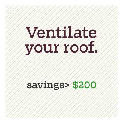 ventilate your roof for d i y savings