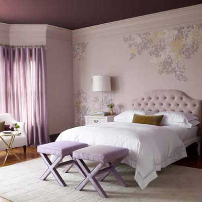 lavender bedroom