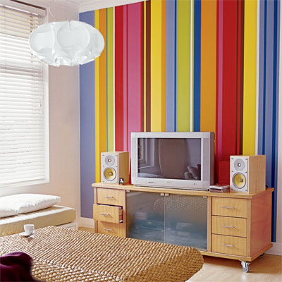 Bedroom Design Tool on Playfully Skinny   Colorful Striped Wall Designs   This Old House