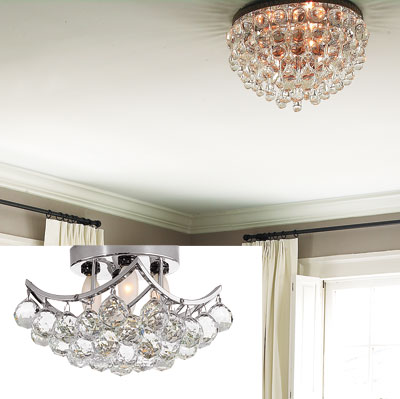 gray toned living room and urn shaped lamp