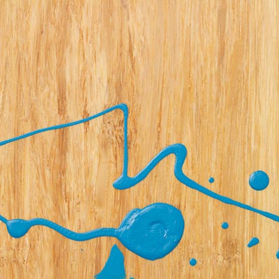 paint dripped on wood floor