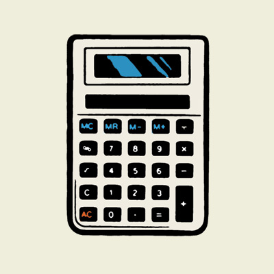 illustration of a calculator 